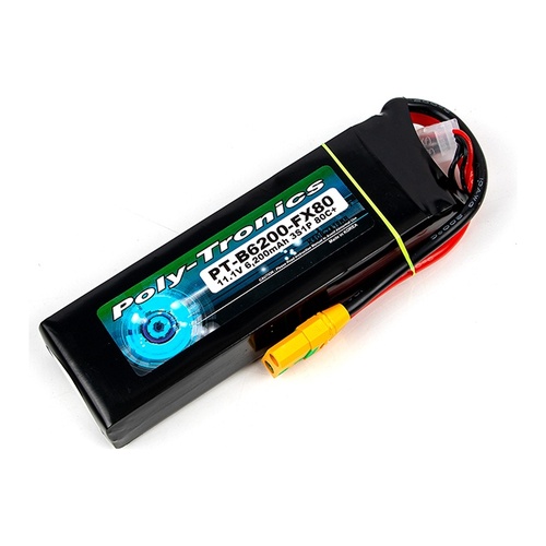 [���ܼ�] PT-B6200-FX80-3S PT-B6200-FX80 (11.1V, 3S1P, 80C /JST-XT/XT90-S) ��Ƭ ������ ���͸�