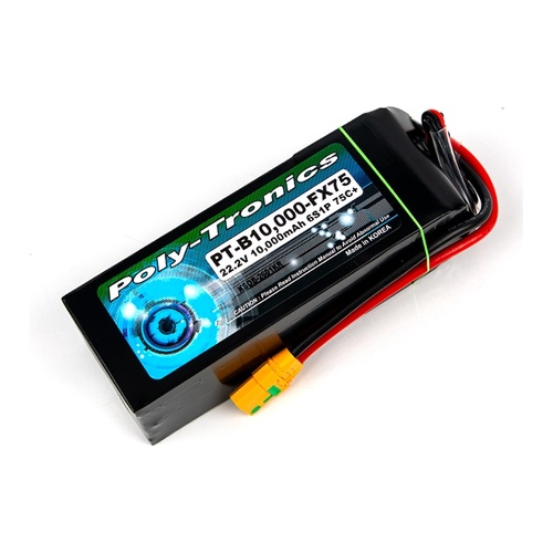 [���ܼ�] PT-B10000-FX75-6S PT-B10000-FX75 (22.2V, 6S1P, 75C /JST-XT/XT90-S) ��Ƭ ������ ���͸�