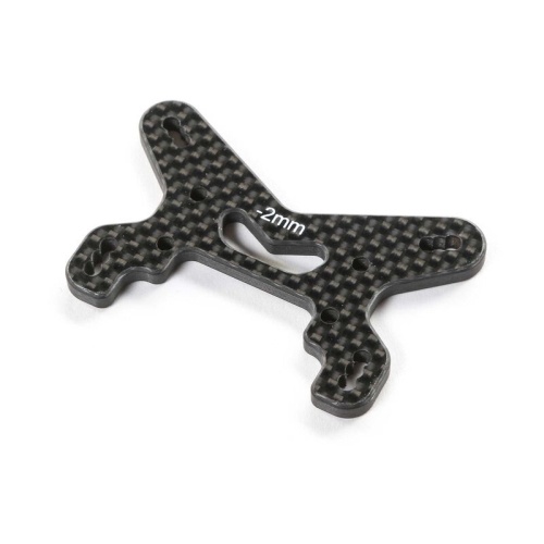 [���ܼ�] TLR-1306 [TLR Racing] TLR-1306 Carbon Front Shock Tower, -2mm: 22X-4 2.0