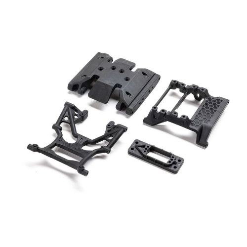 [���ܼ�] AXI-3001 [Axial] AXI-3001 Servo Mount, Skid, Cross Members: SCX10 III HP