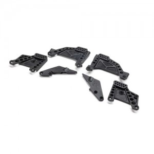 [Axial] AXI-2996 Shock Towers with Supports, FR/R: SCX10 III HP 