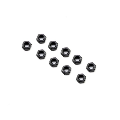 [���ܼ�] AXI-3837 [Axial] AXI-3837 M3 Nut, Thin, Black (10)