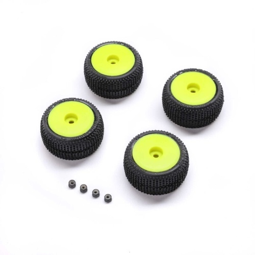 [���ܼ�] PRO-2632 [PROLINE-RACING] Blockade Tire, Pro-Line OE, Wheel, Yellow, Mounted: Micro-T