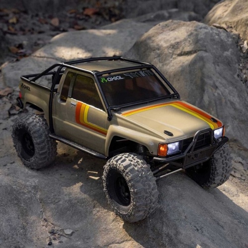 [���ܼ�] AXI-2062T1 [Axial] 1/10 SCX10 III 1987 Toyota SR5 4X4 RTR Brushed Rock Crawler, Tan