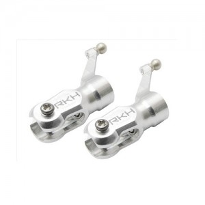 CNC AL Main Blade Grip Set (Silver) - Blade 130 S, 150 S, 180 CFX 