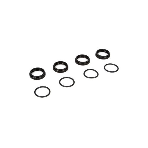 [���ܼ�] TLR243005 16mm Shock Nuts & O-rings: 8B 3.0