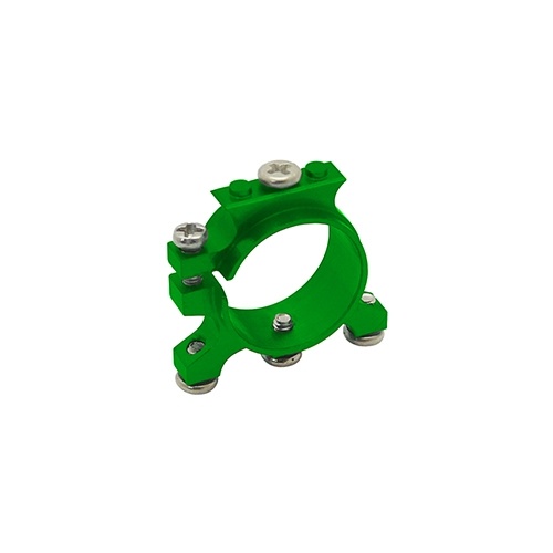 [���ܼ�] 135RQX613-G CNC AL Carbon Tube Arm Mount (Green) - RKH 135RQX/Blade Glimpse
