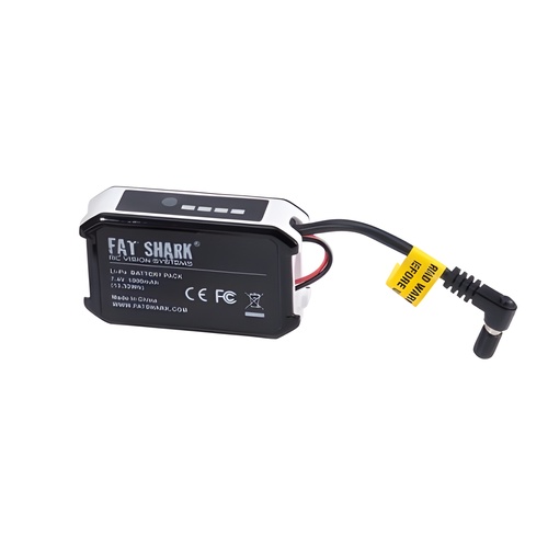 [���ܼ�] FSV1803 Fatshark 1.8A ��Ƭ ������ ���͸� �� (LED ǥ�õ� ���� / 7.4v 1800mAh / ������ �ʿ�)