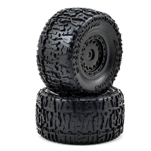 [���ܼ�] ECX41000 Front/Rear Premount Tire: 1/18 4WD Ruckus (2)