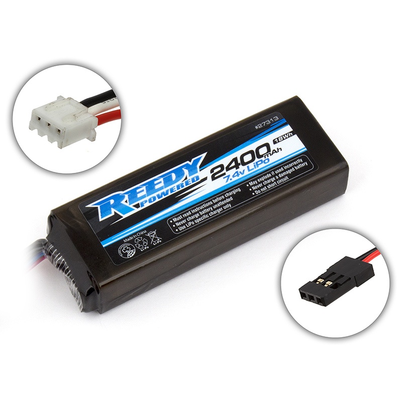 [���ܼ�] AAK27313 [Associated Electrics] Reedy LiPo Pro 7.4V 2400mAh ��Ʈ����Ʈ ��Ÿ�� ������/���ű�� ���͸� (Ÿ��Ͻ� X9D ��밡��)