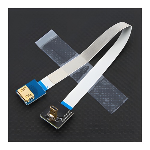[���ܼ�] MCHDtoMNHD [HDCVT] Micro HDMI to Mini HDMI Flexible AV ��ȯ Cable(M-F)