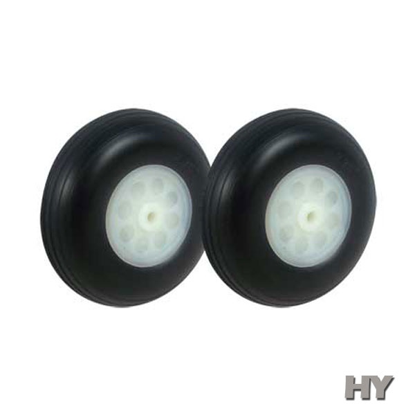 [���ܼ�] HZ5456 [HY] 70mm (2.75inch) Treaded Rubber Wheels 2pcs -���� ����