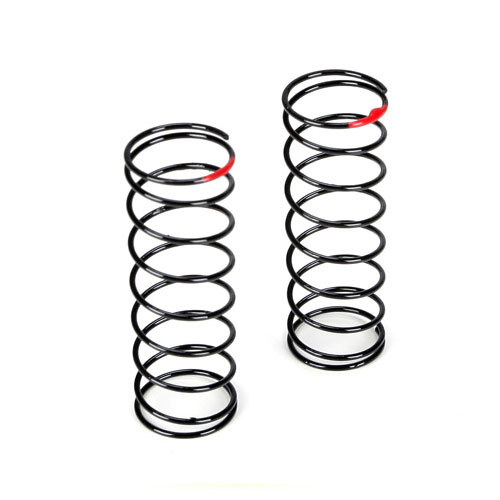 [���ܼ�] TLR5179 [TLR Racing] [TLR5179] Front Shock Spring, 2.5 Rate, Red: 22T
