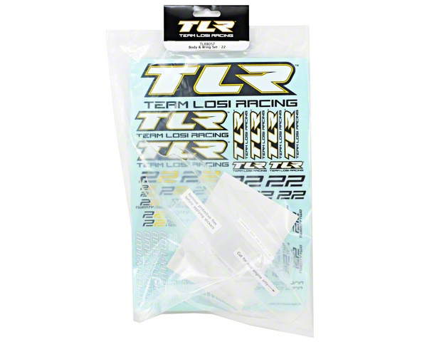 [���ܼ�] TLR8057 [TLR Racing] Team Losi Racing 22 Body & Wing Set