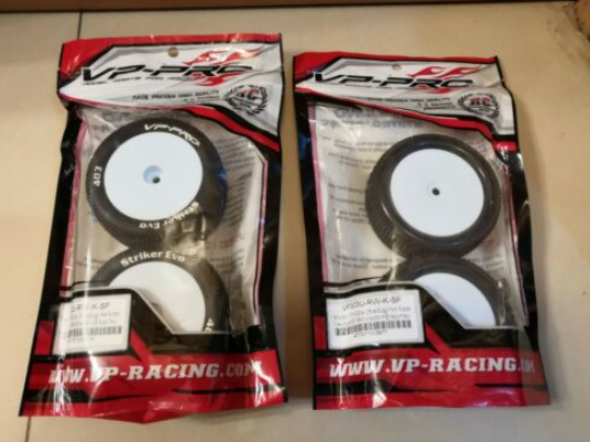 [ܼ] VP403U-RW-D-UF [VP PRO RACING] (1:10  Ÿ̾ )Striker Evo1/10 4WD Elec. Offroad Buggy Rear Rubber Tyre Unglued[Durango White dish rim] *** Ѻ 2 