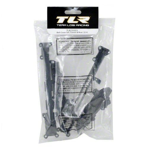 [���ܼ�] TLR231021 [TLR Racing] Team Losi Racing 22-4 Center & Rear Belt Cover Set
