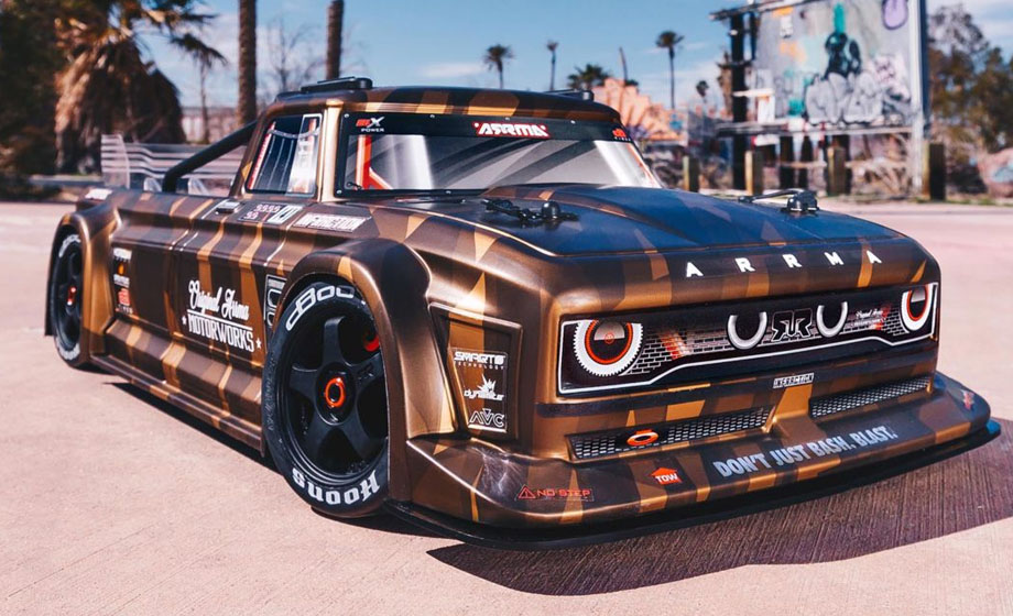 [���ܼ�] ARA410002 [ARRMA] INFRACTION 6S BLX PAINTED DECALED TRIMMED BODY (MATTE BRONZE CAMO) �����ٵ�