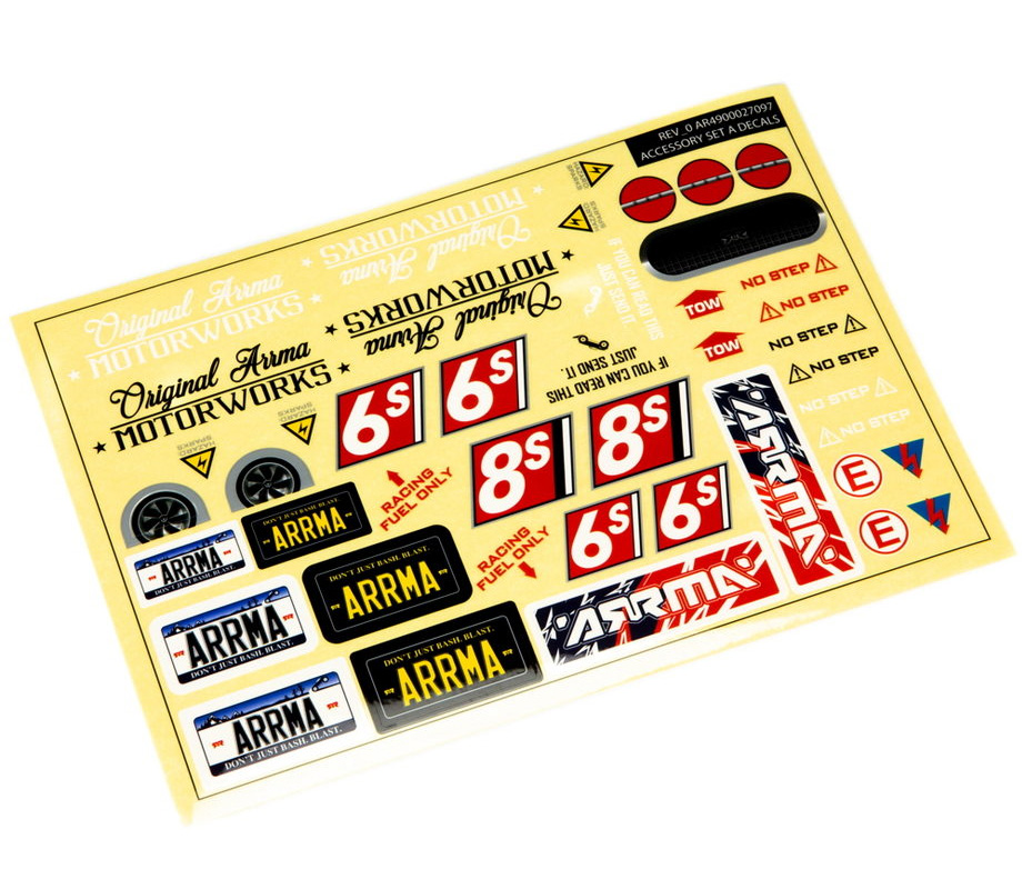 [���ܼ�] ARA480040 [ARRMA] 1/7TH SCALE BODY ACCESSORIES SET A