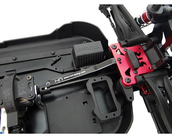 [���ܼ�] HRAAON28C01 [HOT RACING] AoN28C01 Aluminum Front Chassis Brace: (black) - Kraton Outcast Senton