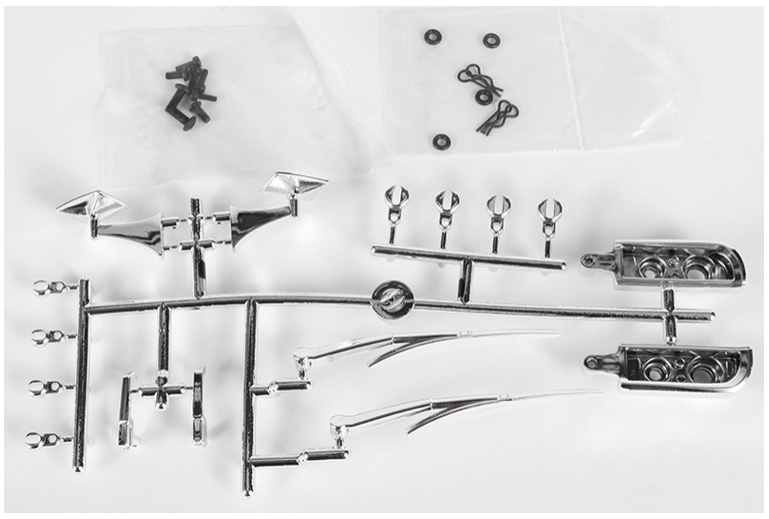 [���ܼ�] AXIC1556 [Axial] AX31556 67 ChevroletC/10 Body Details Chrome SCX10