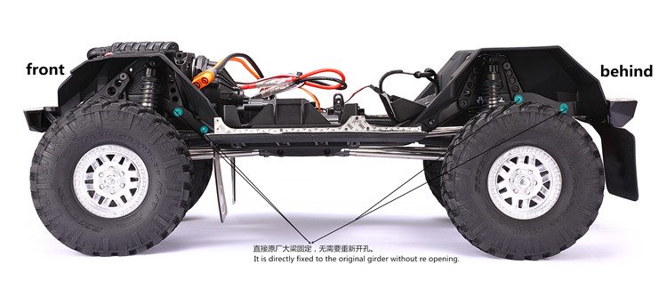 [���ܼ�] 14256 14256 [�ӵ尡��] AXIAL SCX10 III JEEP Wrangler rubber mudguard