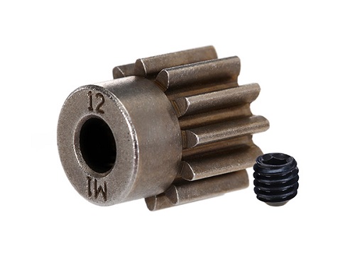 [���ܼ�] AX6485 [Traxxas] AX6485 Gear, 12-T pinion (1.0 metric pitch) (fits 5mm shaft)/ set screw