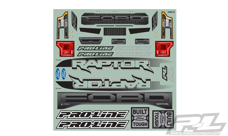 [ܼ] PRO348217 PRO348217 AP3482-17 [Pro-Line Racing] AP3482-17 Pre-Cut 2017 Ford F-150 Raptor Clear Body for X-MAXX