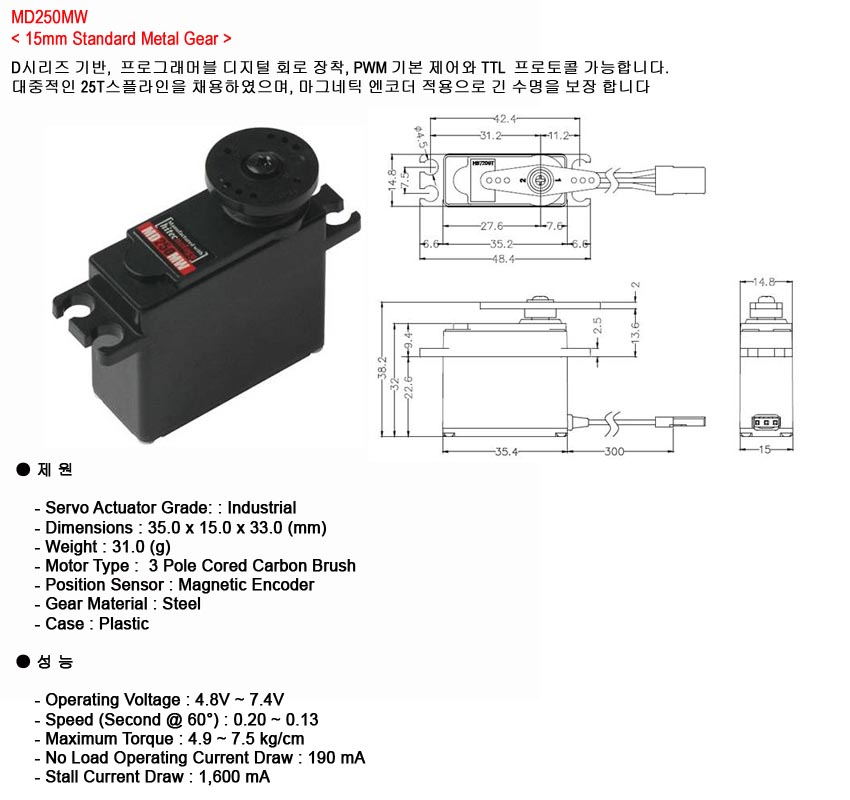 [ܼ] TH40250 [HITEC] MD250MW  