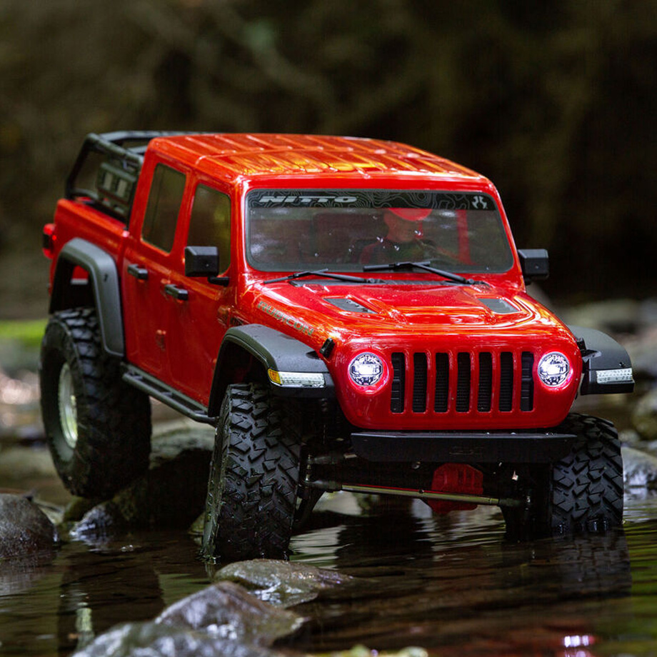 [���ܼ�] AXI03006T2 [AXIAL] 1/10 SCX10III Jeep JT ���� �۷������� ��ũ��﷯ RED - ���͸�, ������ �ʿ�