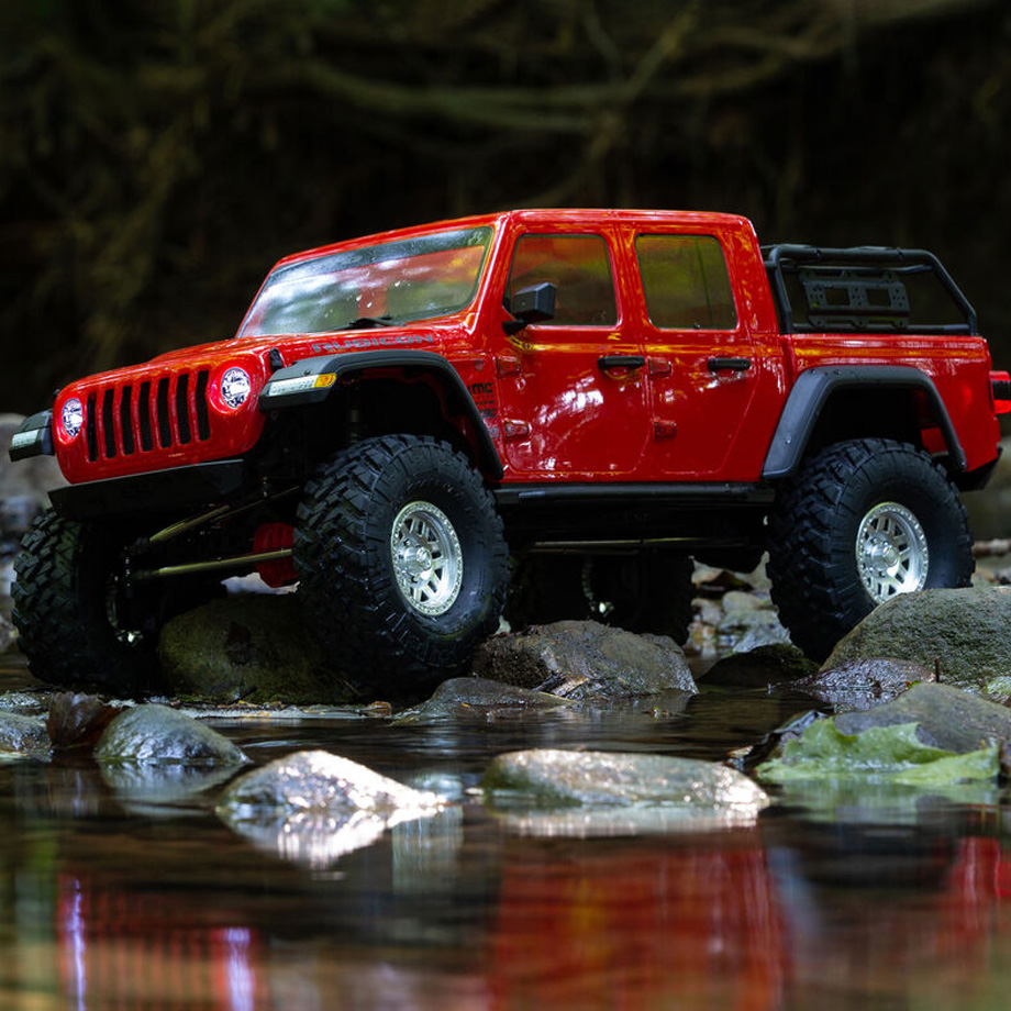 [���ܼ�] AXI03006T2 [AXIAL] 1/10 SCX10III Jeep JT ���� �۷������� ��ũ��﷯ RED - ���͸�, ������ �ʿ�