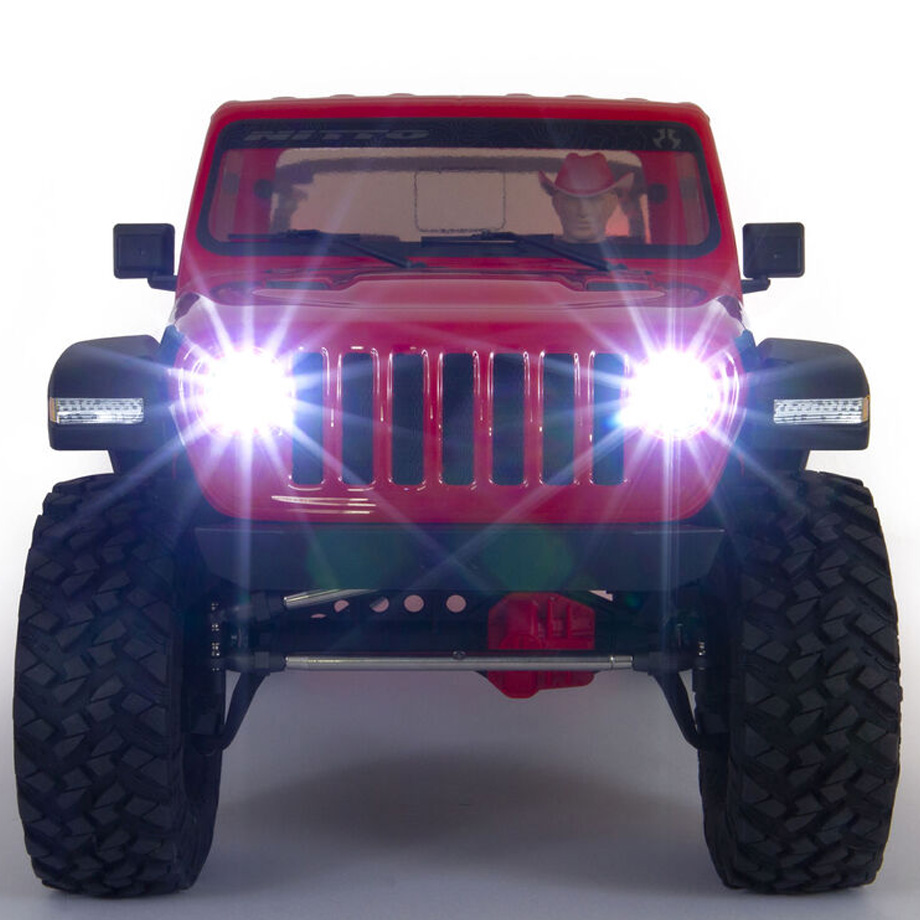 [���ܼ�] AXI03006T2 [AXIAL] 1/10 SCX10III Jeep JT ���� �۷������� ��ũ��﷯ RED - ���͸�, ������ �ʿ�