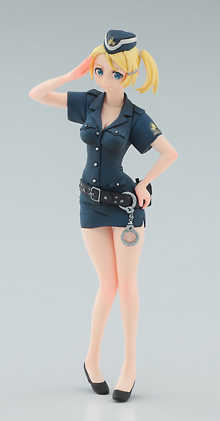 [ܼ] BH52196 [Hasegawa] BH52196 Egg Girls Collection No.07 Amy McDonnell(Police) w/Egg Plane Hughes 300