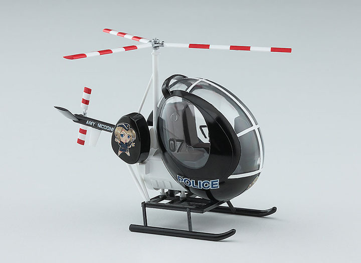 [ܼ] BH52196 [Hasegawa] BH52196 Egg Girls Collection No.07 Amy McDonnell(Police) w/Egg Plane Hughes 300