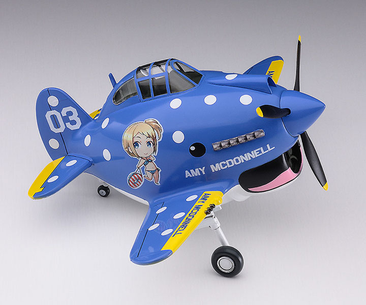[ܼ] BH52182 [Hasegawa] BH52182 Egg Girls Collection No.03 Amy McDonnell w/ P-40 WARHAWK