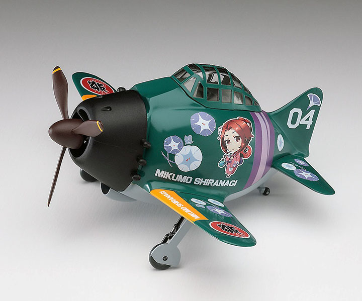 [ܼ] BH52183 [Hasegawa] BH52183 Egg Girls Collection No.04 Mikumo Shiranagi w/ ZERO FIGHTER