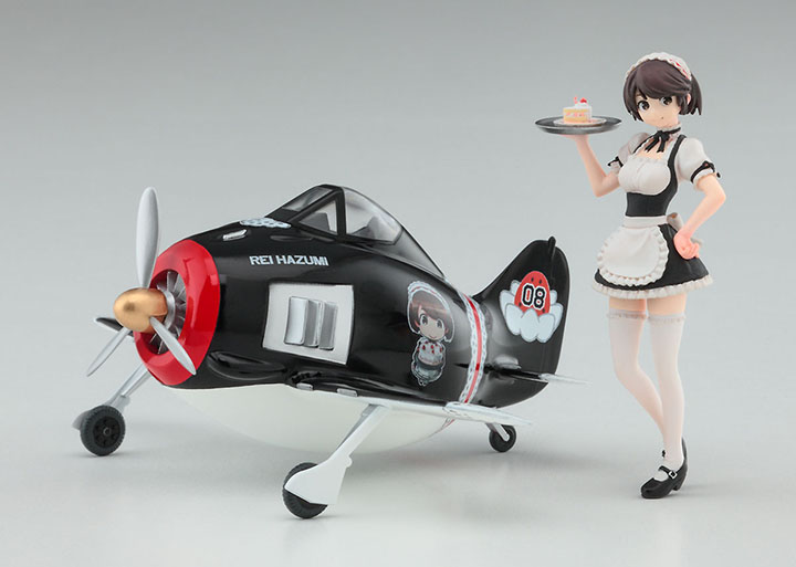 [ܼ] BH52197 [Hasegawa] BH52197 Egg Girls Collection No.08 Rei Hazumi w/Egg Plane Fw190A