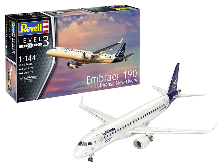 [ܼ] BV3883 [Revell Gmbh] BV3883 1/144 Embraer 190 Lufthansa New Livery