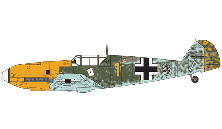 [ܼ] BB05120B [Airfix] BB05120B 1/48 Messerschmitt BF109E-3/E-4
