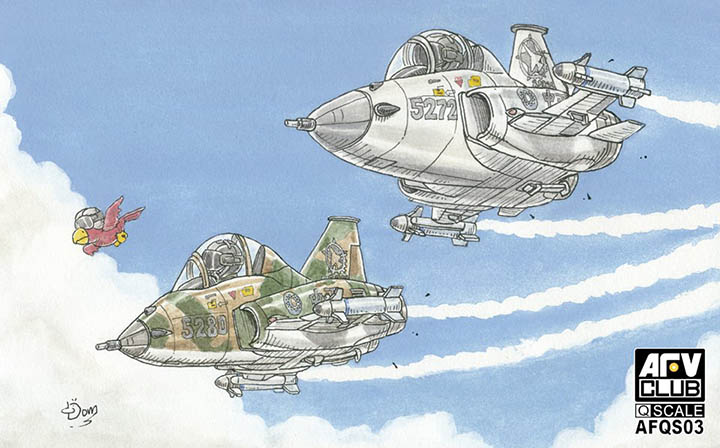 [���ܼ�] BFQS03 [AFV CLUB] BFQS03 Q F-5E(2 Sets)-�� �� ����