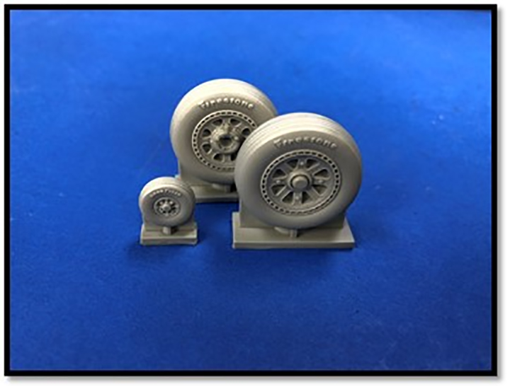 [ܼ] ESTDP72210 [True Details] ESTDP72210 1/72 P-47D Thunderbolt Wheels