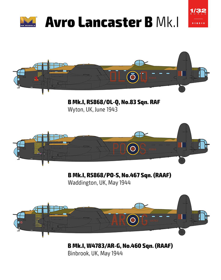 [ܼ] BKE010 [HK Model] BKE010 1/32 Lancaster Mk.1