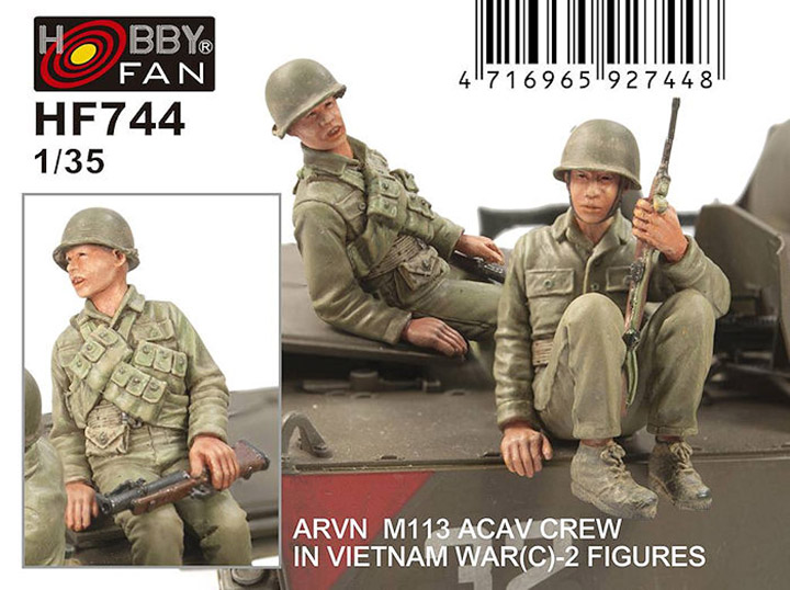 [ܼ] BFHF744 [AFV CLUB] BFHF744 1/35 ARVN M113 Acav Crew In Vietnam War(C) -2 Figures