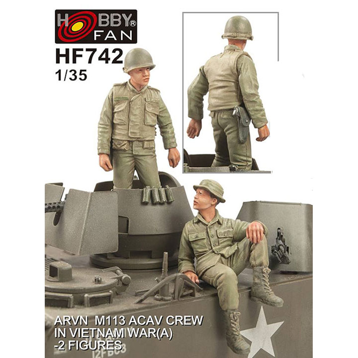 [���ܼ�] BFHF742 [AFV CLUB] BFHF742 1/35 ARVN M113 Crew(A) in Vietnam War-2 Figure