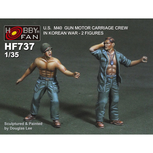 [ܼ] BFHF737 [AFV CLUB] BFHF737 U.S. M40 Gun Motor Carriage Crew in Korean War (2 Figures)