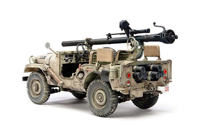 [���ܼ�] BF35S99 [AFV CLUB] BF35S99 1/35 IDF M38A1/CJ-5 Siyur Reconnaissance Vehide,Tolar Recoilless Rifle Vehiclc