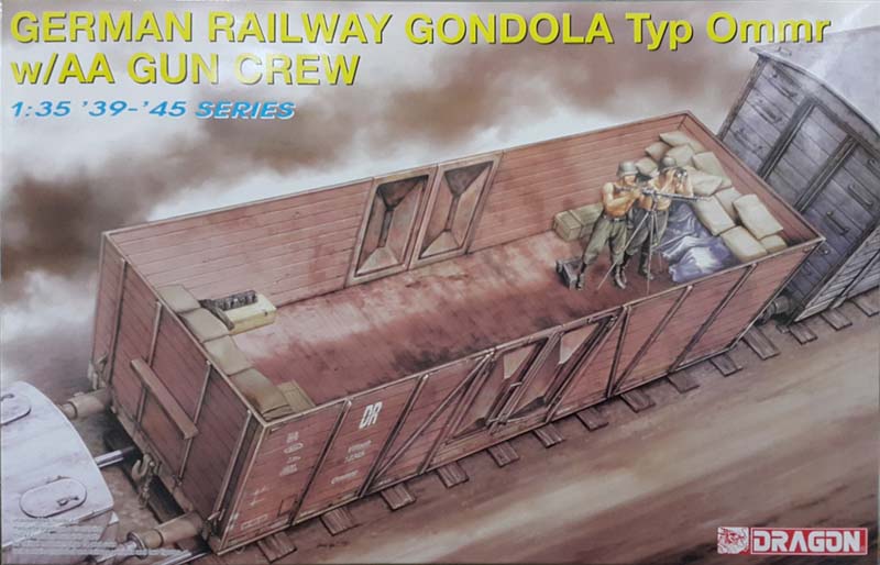 [ܼ] BD6086 [Dragon] BD6086 1/35 German Railway Gondola Type Ommr w/AA Gun Crew