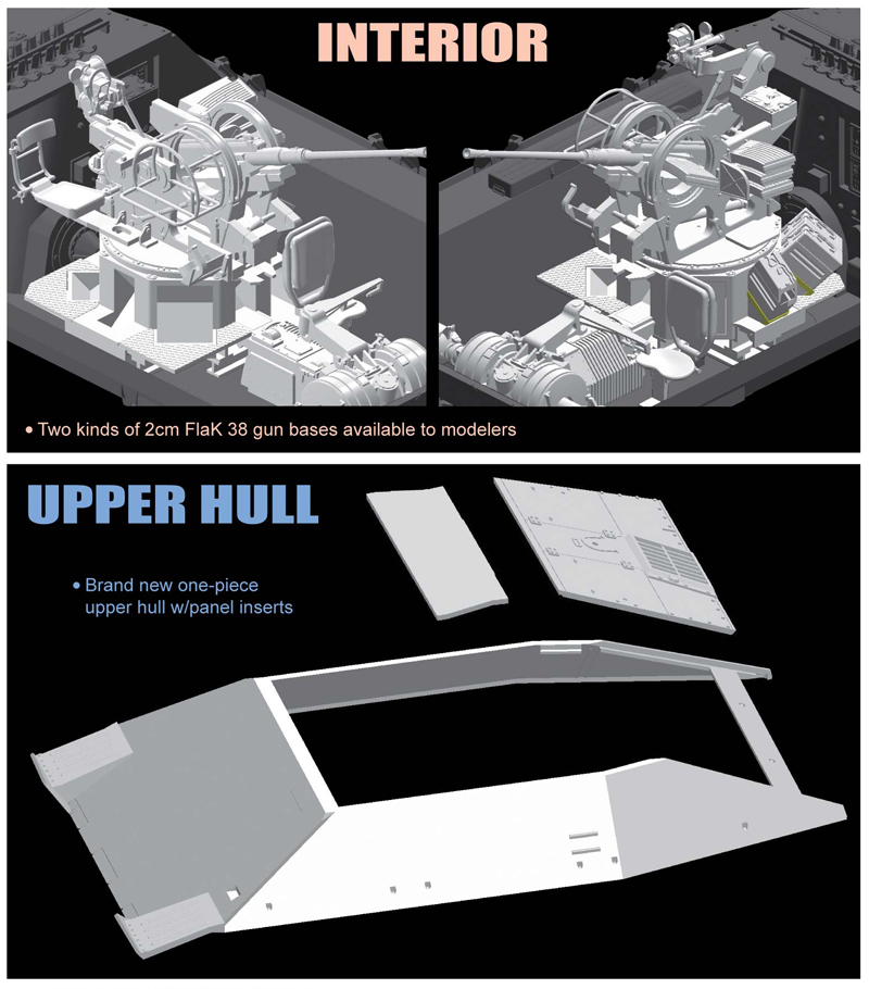 [ܼ] BD6399 [Dragon] BD6399 1/35 Bergepanzer 38(t) HETZER mit 2cm FlaK 38 - Smart Kit (2 in 1)