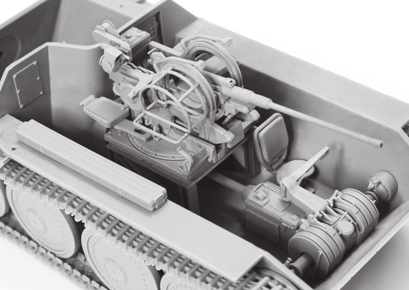 [ܼ] BD6399 [Dragon] BD6399 1/35 Bergepanzer 38(t) HETZER mit 2cm FlaK 38 - Smart Kit (2 in 1)