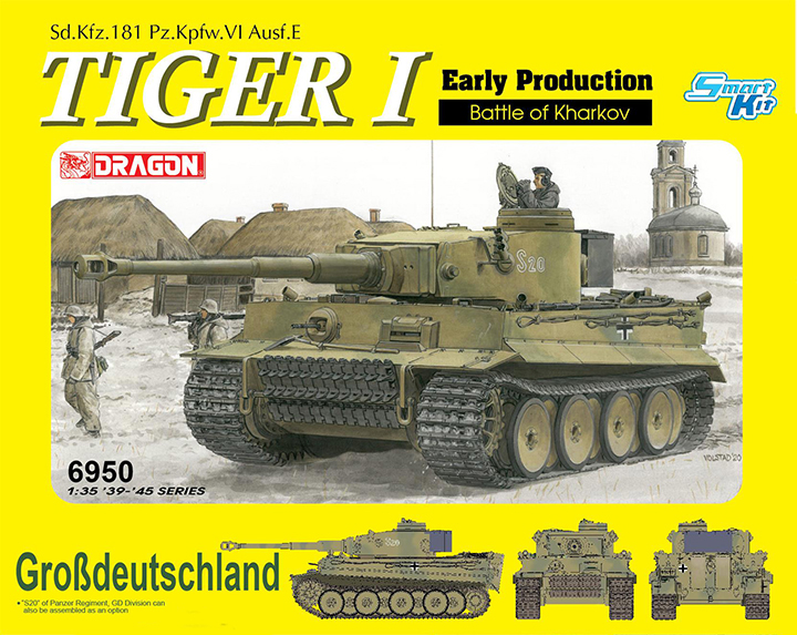 [ܼ] BD6950 [Dragon] BD6950 1/35 Tiger I Early Production Battle of Kharkov