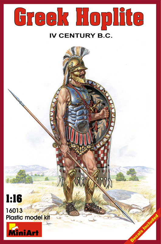 [ܼ] BE16013 [Miniart] BE16013 1/16  4 ׸   (Greek Hoplite. IV century B.C.)